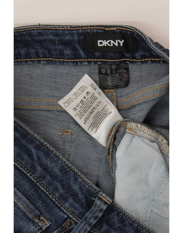 Vaqueros Dkny Mujer Slim W30 L27 Algodón Azul