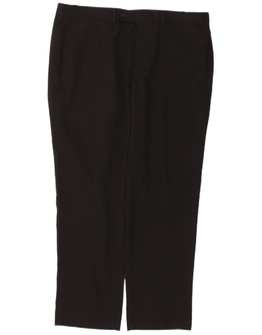 RALPH LAUREN Pantalón de traje recto para hombre W38 L30 Poliéster negro