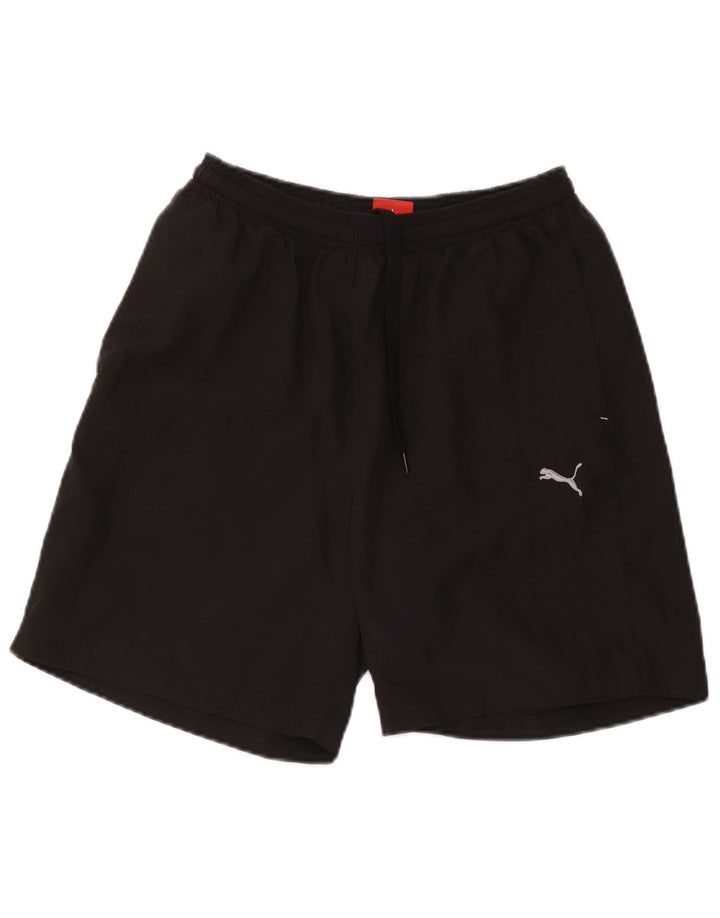 Pantalones cortos deportivos Puma para hombre poliéster negro mediano