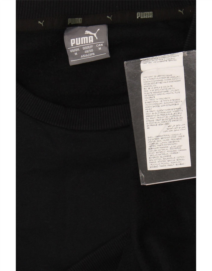 Sudadera Puma Jumper Medium Negro Algodón Hombre
