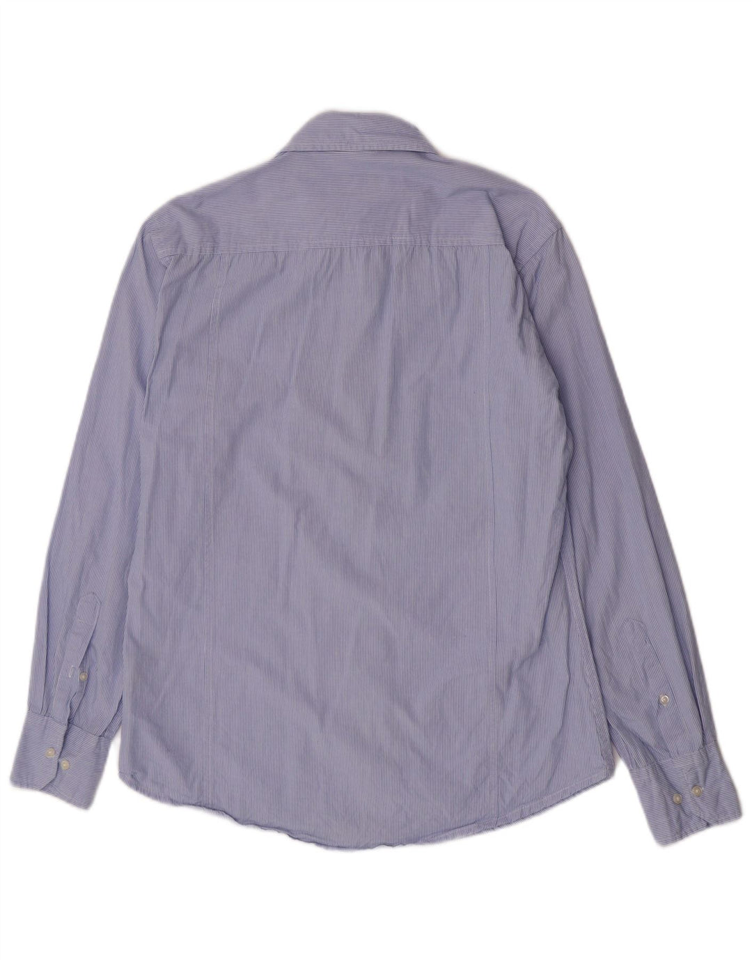 Camisa Kappa Hombre Large Azul Rayas Algodón