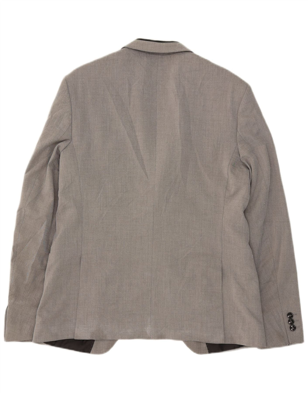Zara Chaqueta tipo blazer con 1 botón para hombre EU 50 Gris medio