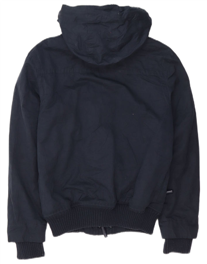 Superdry Chaqueta Cortavientos con Capucha Windbomber para Hombre UK 36 Small Azul Marino