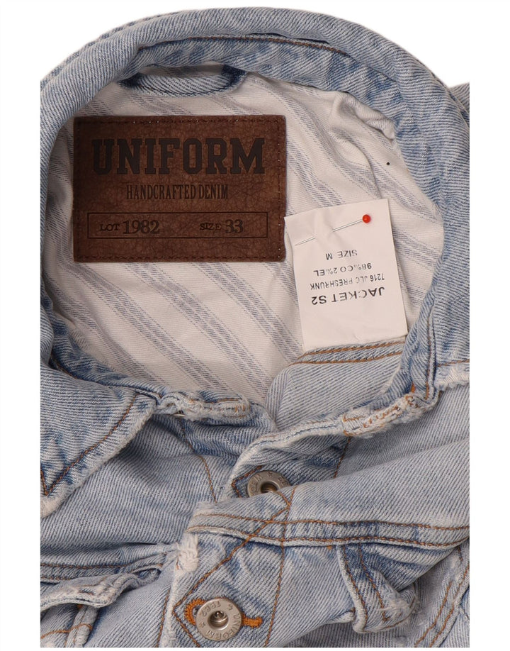 Chaqueta vaquera uniforme para hombre UK 38 Algodón azul medio