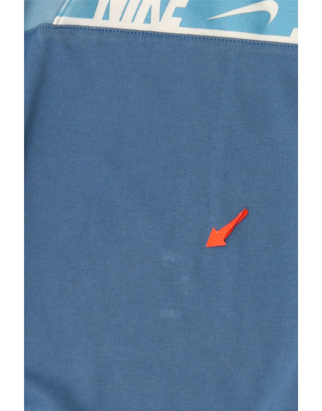 Nike - Camiseta gráfica para hombre, parte superior de algodón azul medio