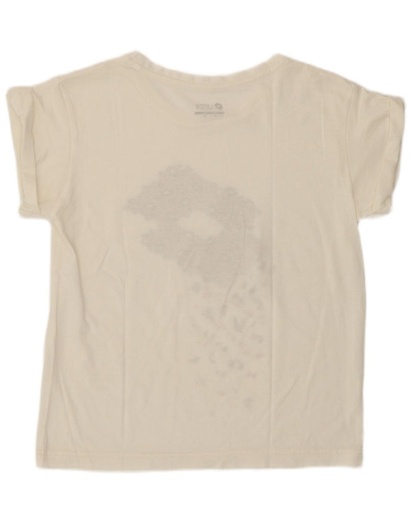 Lotto Camiseta con gráfico extragrande para mujer UK 6 XS Blanco