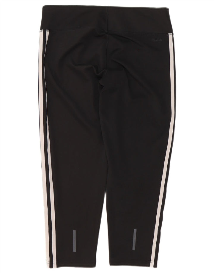 Adidas Mujer Climalite Capri Leggings Reino Unido 12/14 Mediano Negro