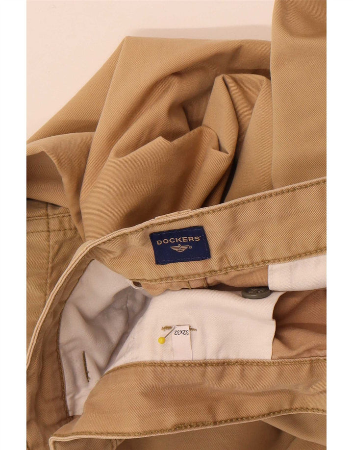 Dockers Pantalón chino recto para hombre W32 L32 Beige