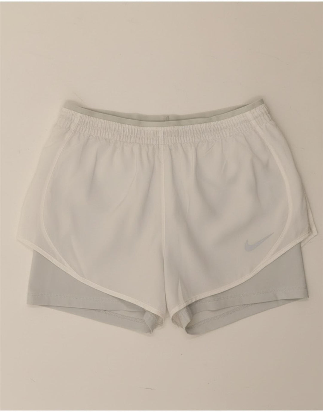 Nike - Falda pantalón para mujer (talla 10), color blanco