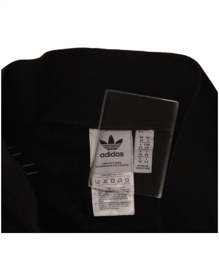 Adidas Leggings para mujer Reino Unido 10 Pequeño Algodón Negro