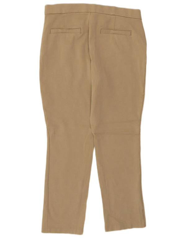 LEE Pantalones casuales delgados para mujer US 8 Medium W30 L26 Rayón beige