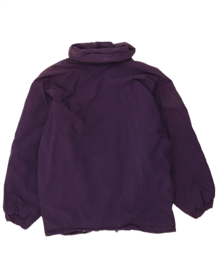 Belfe Abrigo acolchado extragrande para mujer UK 12 Medium Purple Nylon