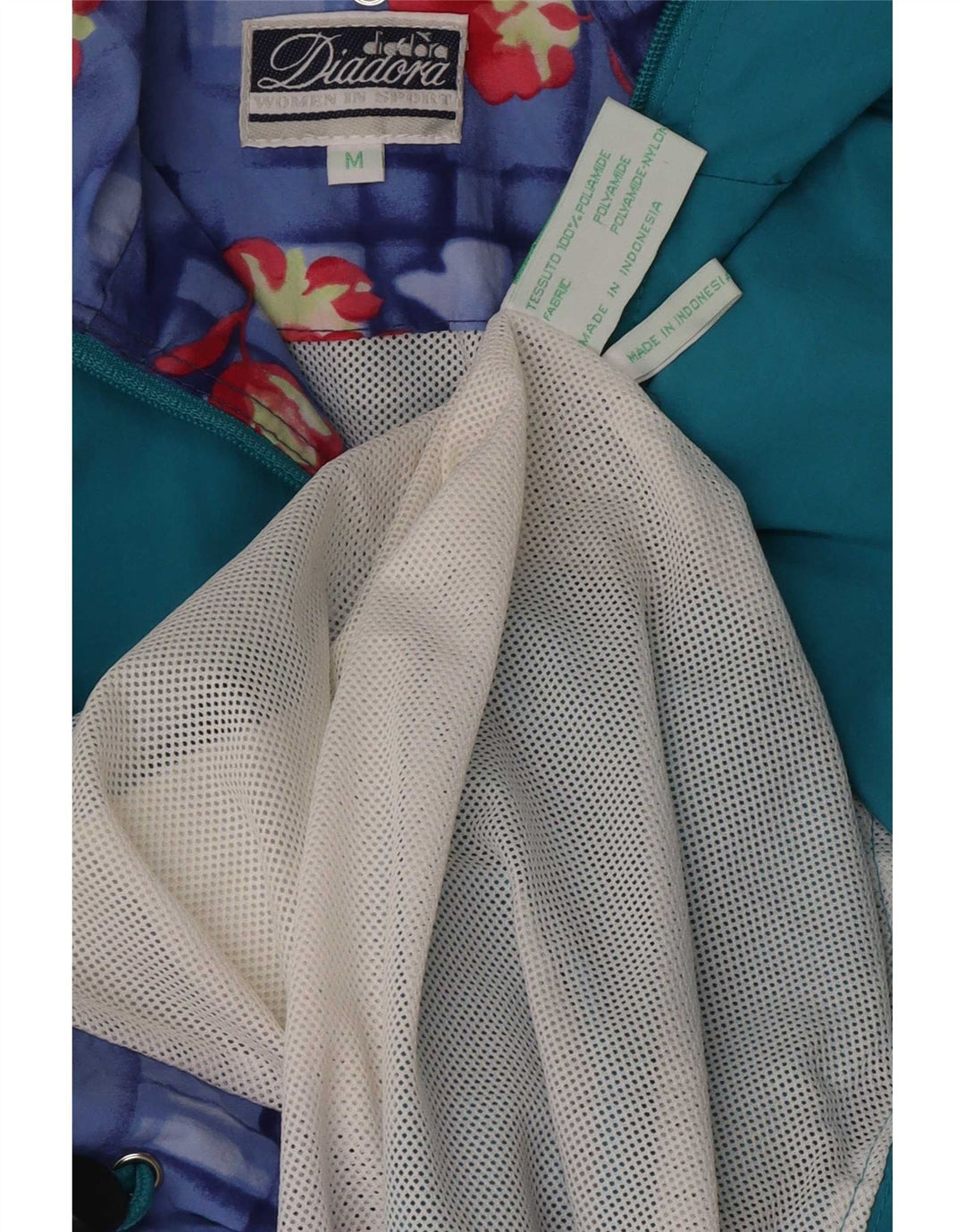 Diadora Chándal completo extragrande con capucha para mujer, talla 44, poliamida azul medio