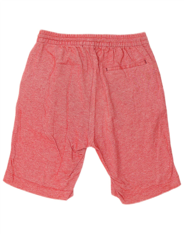 Zara Hombre Shorts Deportivos Pequeños Rojos Moteados
