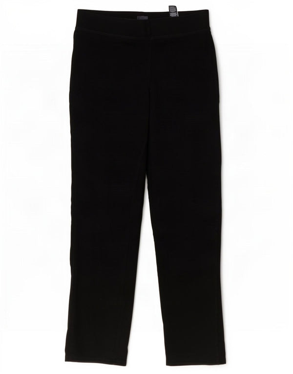 Marks & Spencer Pantalones rectos para mujer UK 46 Large Algodón negro