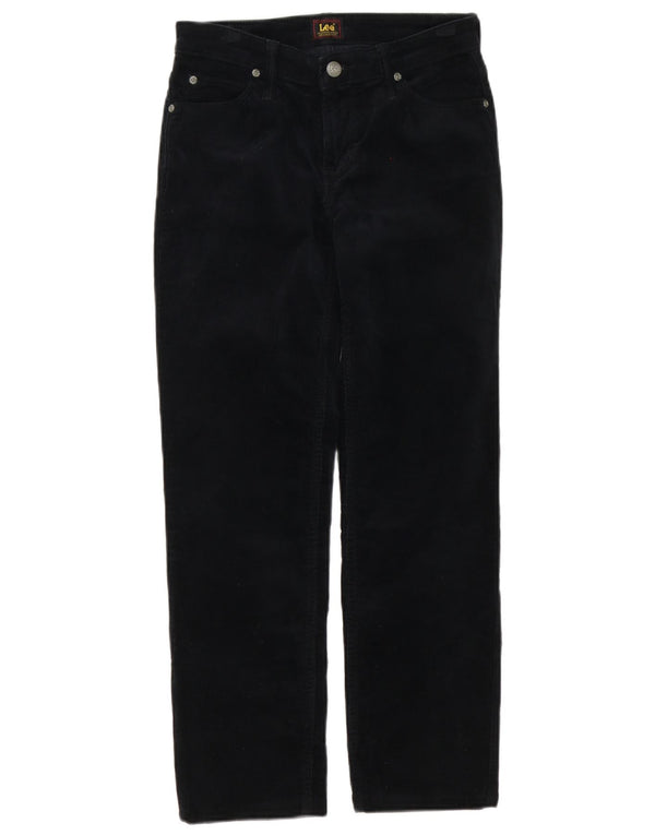 Pantalones rectos de pana Marion para mujer Lee W27 L27 Algodón negro