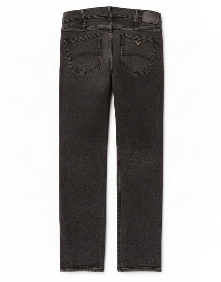 Vaqueros Armani Mujer Rectos W32 L33 Algodón Gris