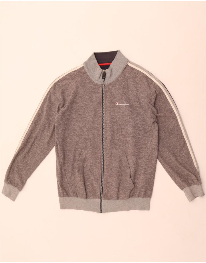 Champion Chaqueta De Chándal Para Hombre Poliéster Gris Medio