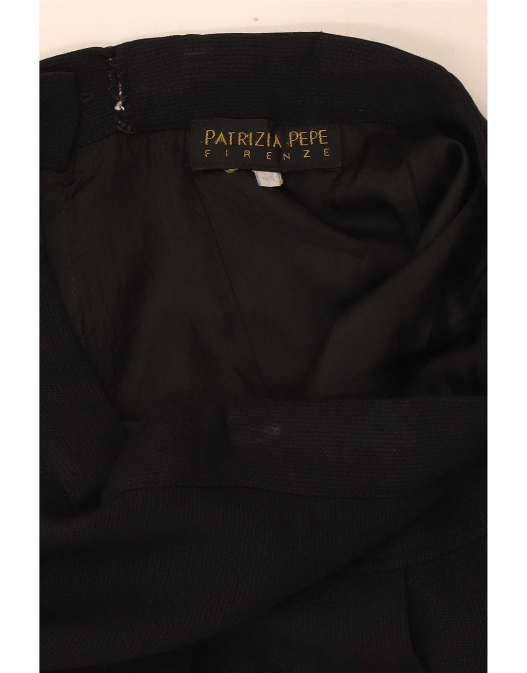 Patrizia Pepe Falda Plisada Acampanada para Mujer IT 44 Medium W28 Negro