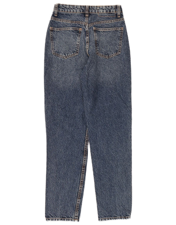 Zara Jeans Cónicos Para Mujer EU 34 2XS W24 L28 Algodón Azul