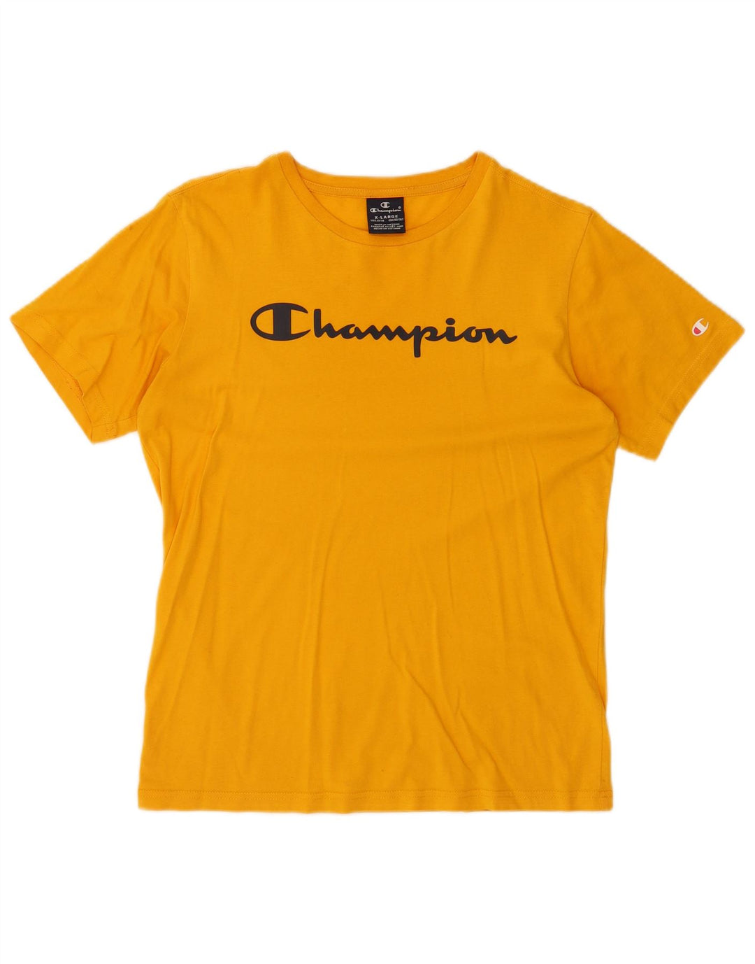 CHAMPION Camiseta gráfica para niña 13-14 años XL Amarillo
