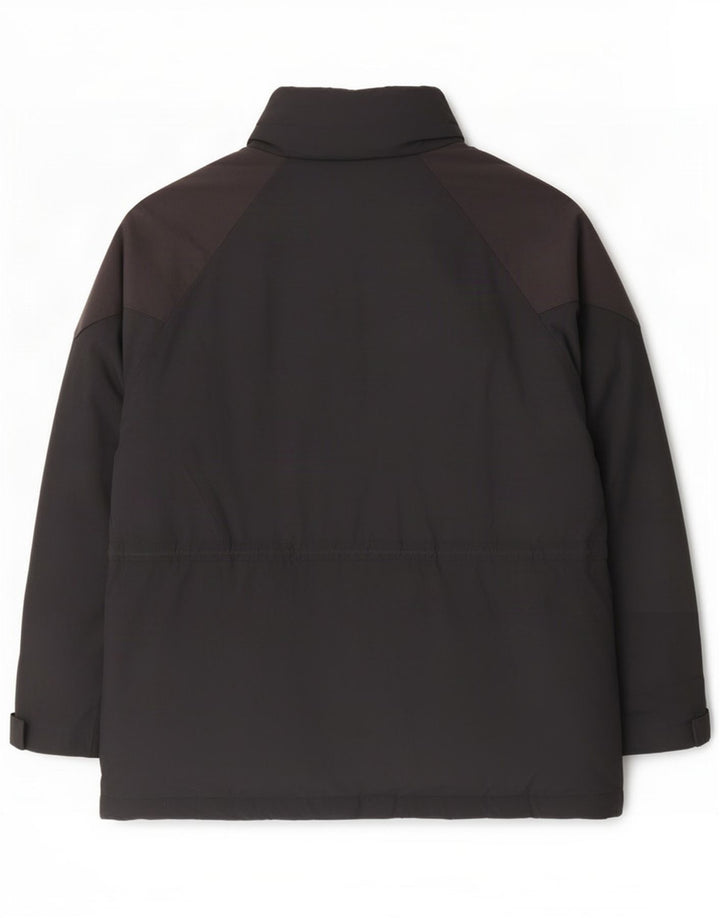 Marks & Spencer Chaqueta cortavientos con capucha para hombre, talla 40, color negro