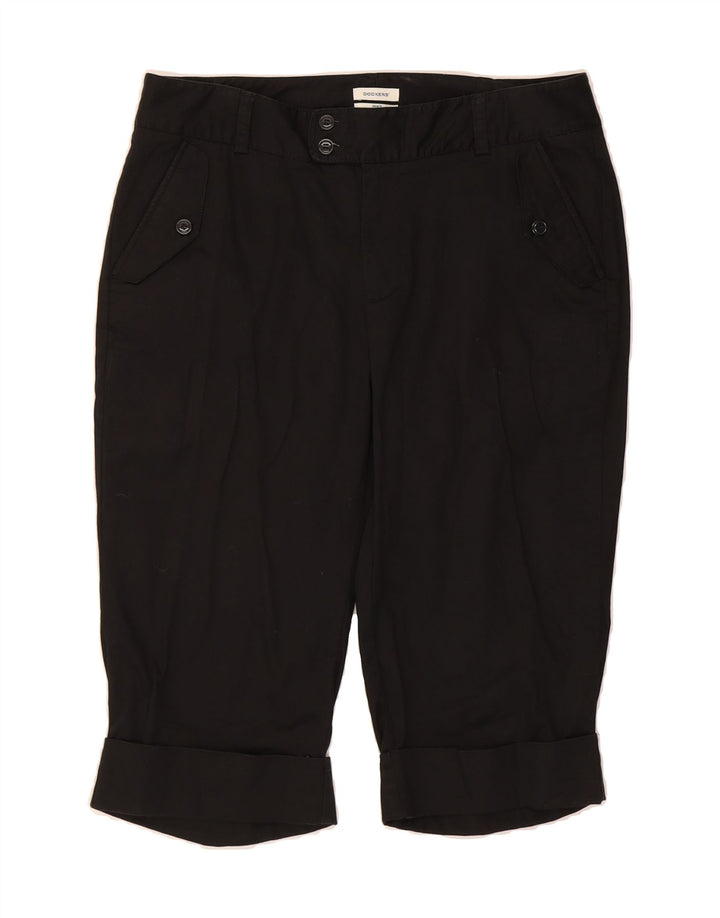 DOCKERS Womens Casual Shorts US 12 Large W32  Black Cotton Vintage Dockers and Second-Hand Dockers from Messina Hembry 