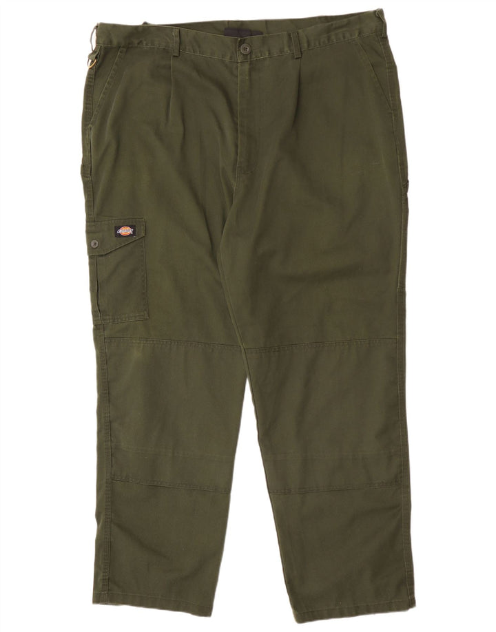 Pantalones Dickies Hombre Pegged Cargo W44 L31 Poliéster Verde