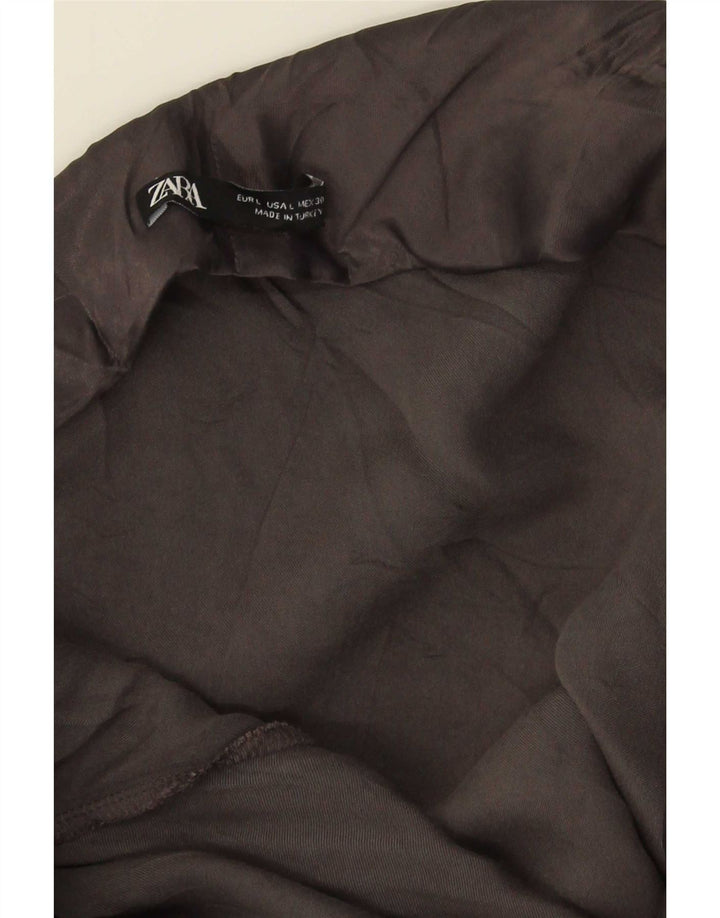 Zara Mujer Maxi Falda Grande W30 Gris