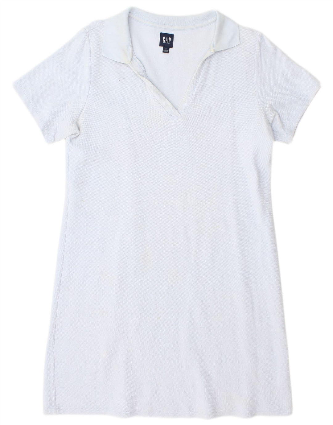 Gap Vestido Polo Extragrande para Mujer UK 10 Small Algodón Azul