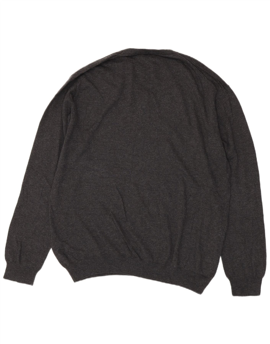 Gant Jersey con cuello en V para hombre, talla 2XL, algodón gris