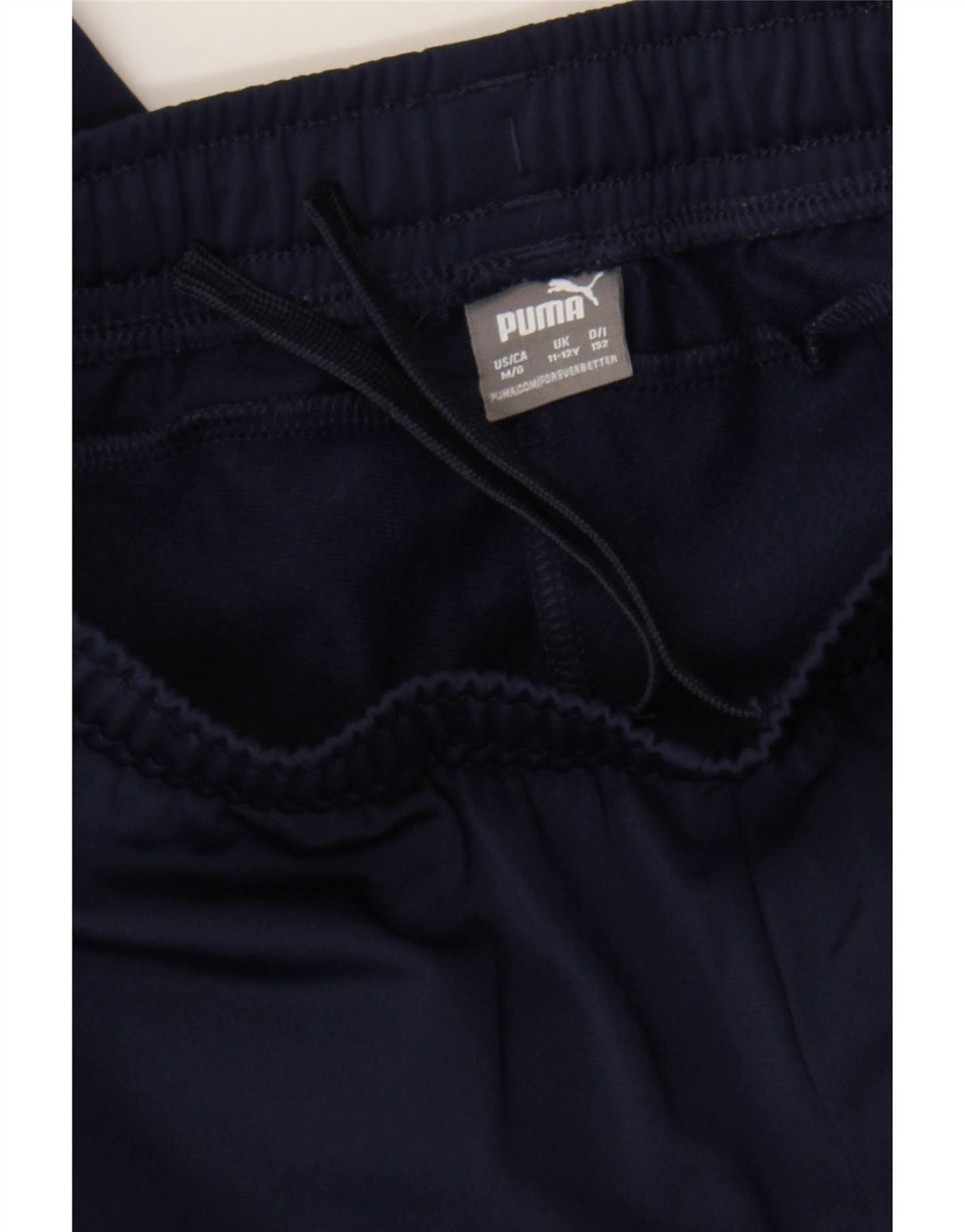 PUMA Boys Tracksuit Trousers 11-12 Years  Navy Blue Polyester Vintage Puma and Second-Hand Puma from Messina Hembry 