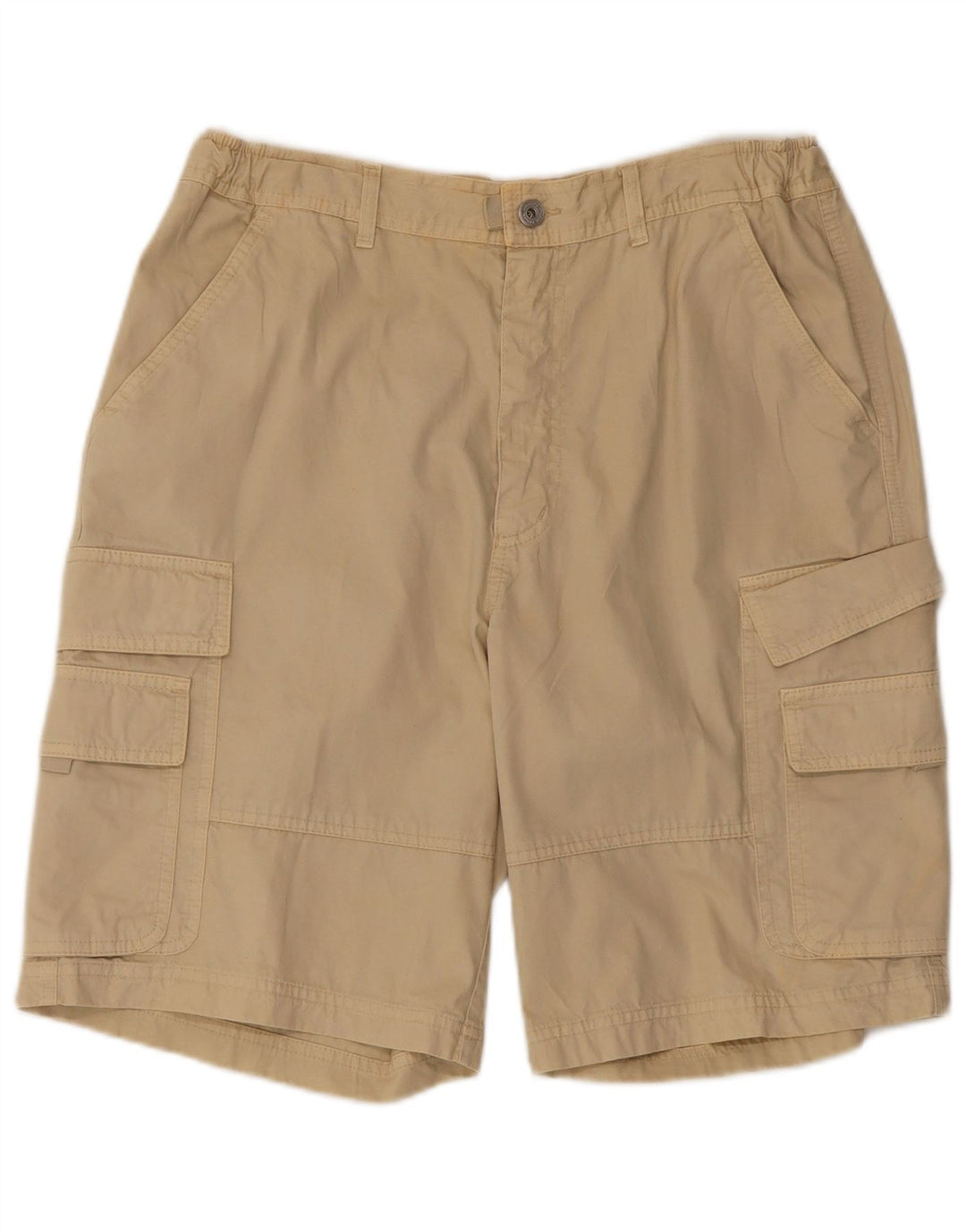 Champion Pantalones Cortos Cargo Para Hombre Grande W34 Algodón Beige