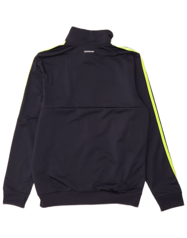 Adidas Chicos Aeroready Chándal Top Chaqueta 13-14 Años Azul Marino Poliéster