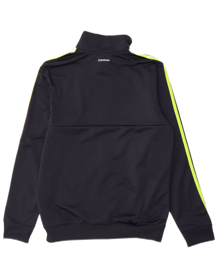 Adidas Chicos Aeroready Chándal Top Chaqueta 13-14 Años Azul Marino Poliéster