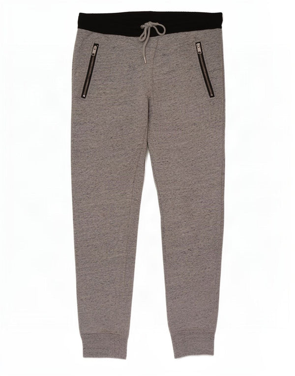 Diesel Hombre Pantalones De Chándal Joggers Large Gris Colorblock Algodón