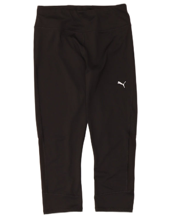 Puma Leggings Capri para Mujer UK 12 Mediano Negro Poliéster