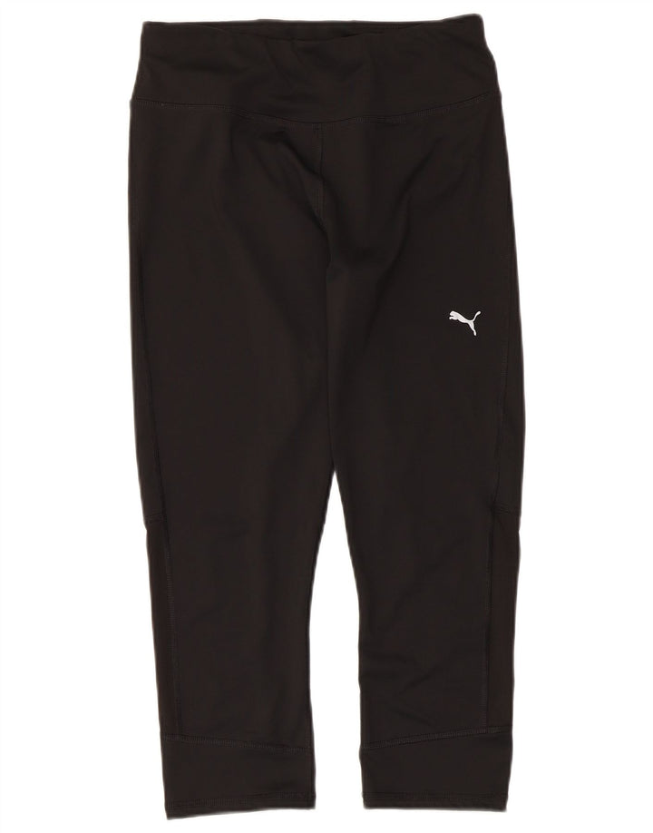 Puma Leggings Capri para Mujer UK 12 Mediano Negro Poliéster