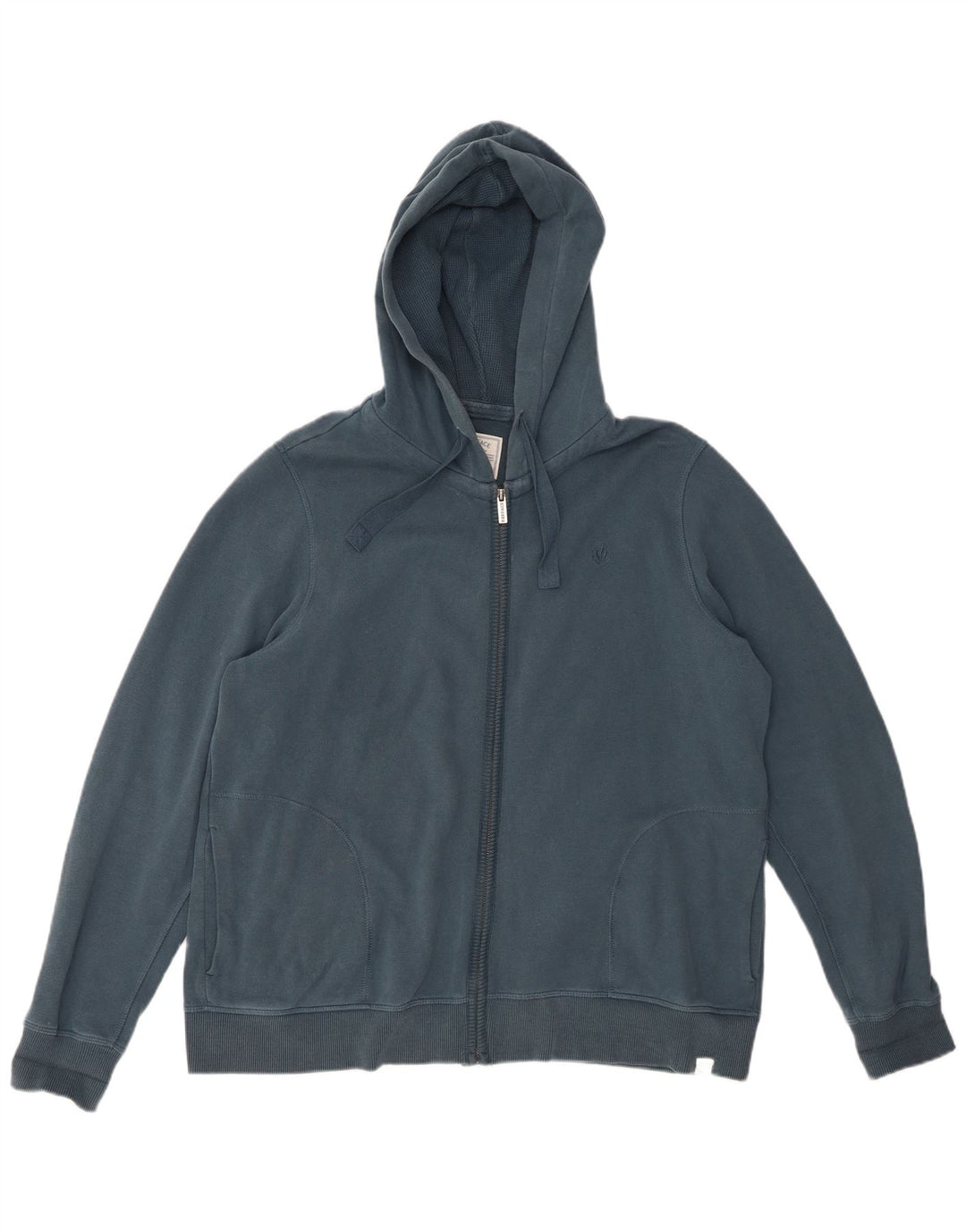 Sudadera con capucha y cremallera para hombre Fat Face Algodón verde grande