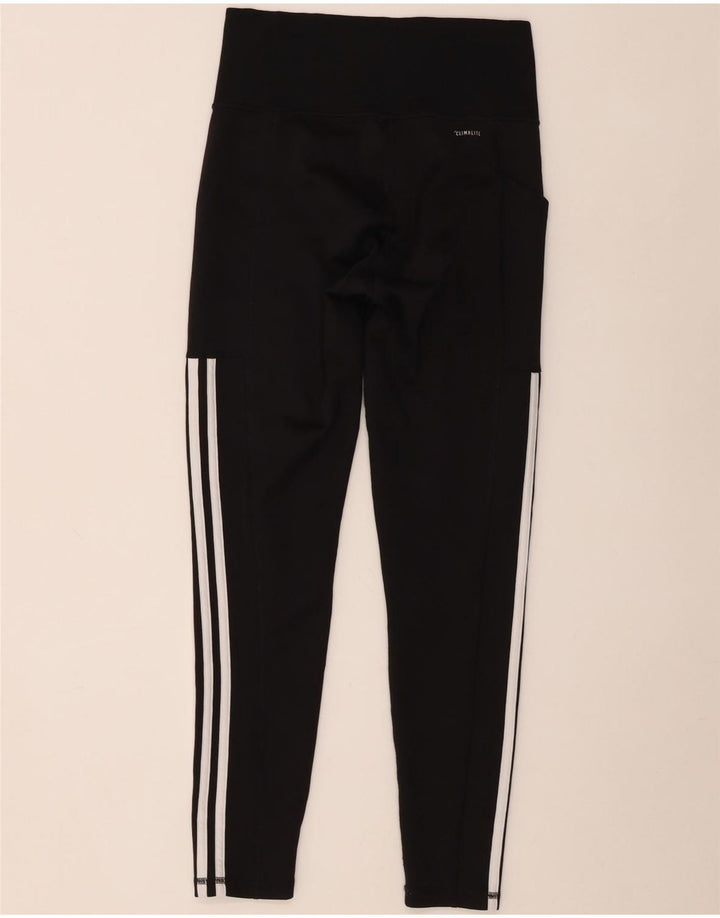Adidas Leggings Climalite para mujer Reino Unido 8/10 Pequeño Negro Poliéster
