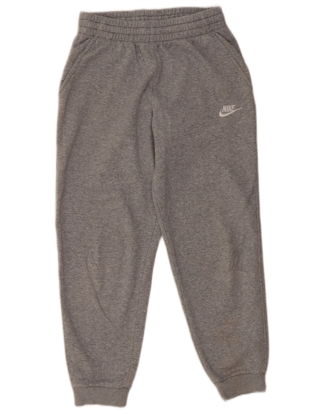 NIKE Pantalones de chándal para niños Joggers 12-13 años Grande Gris Moteado de algodón