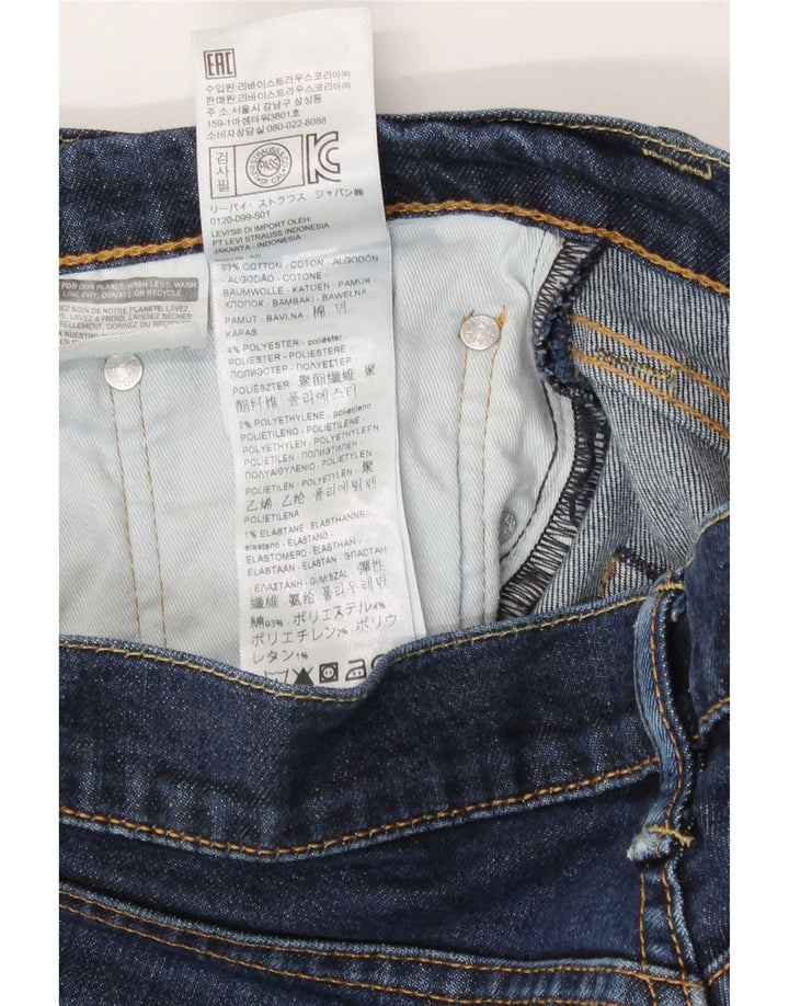Levi's Hombre 511 Slim Jeans W32 L32 Algodón Azul Marino