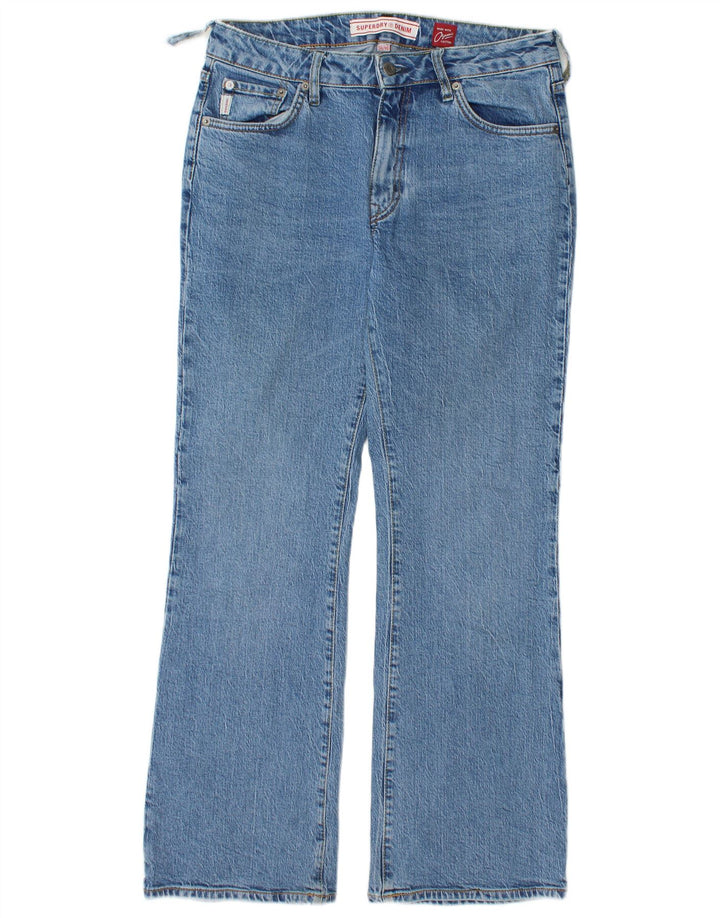 Vaqueros Superdry Mujer Bootcut W30 L30 Algodón Azul