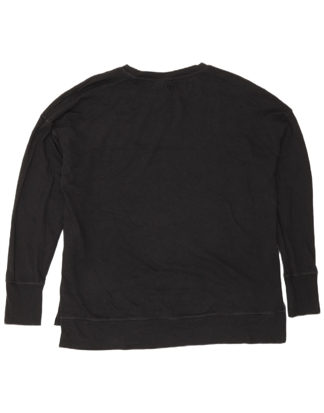 Sweaty Betty - Sudadera extragrande para mujer, talla 14, algodón negro mediano