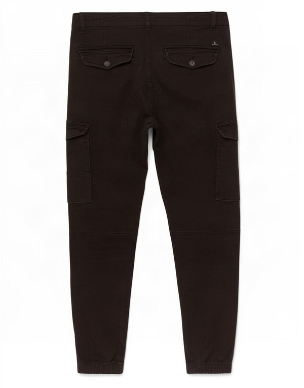 Jack & Jones Mens Joggers Cargo Pantalones W32 L29 Algodón Negro