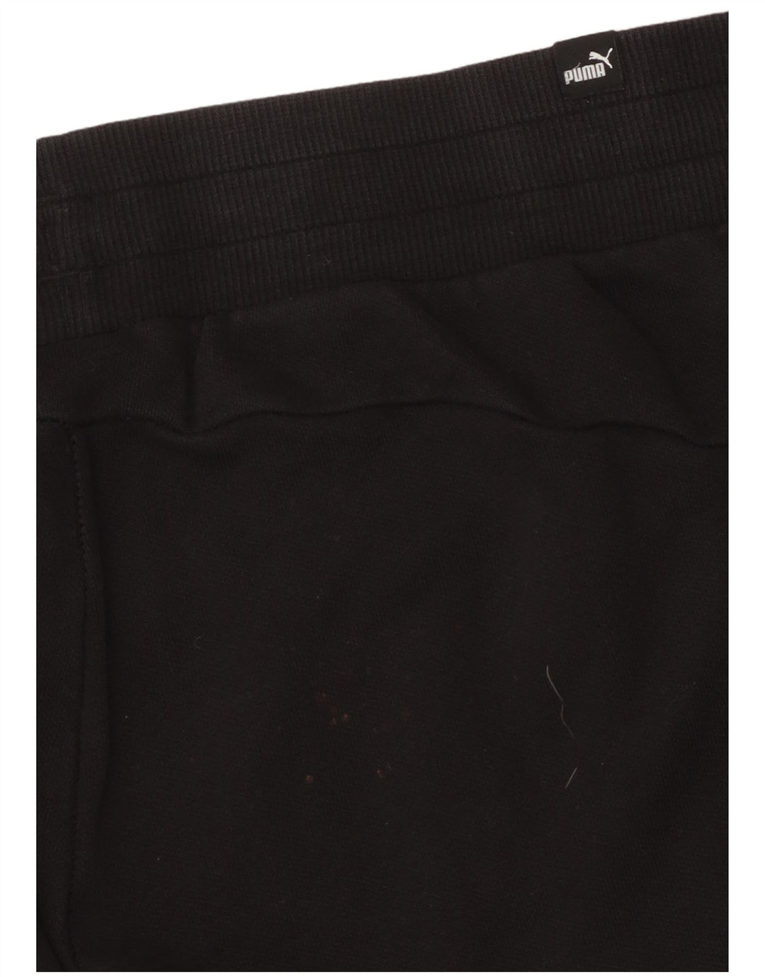 Puma Mujer Chándal Pantalones Joggers UK 44 Grande Negro Poliéster