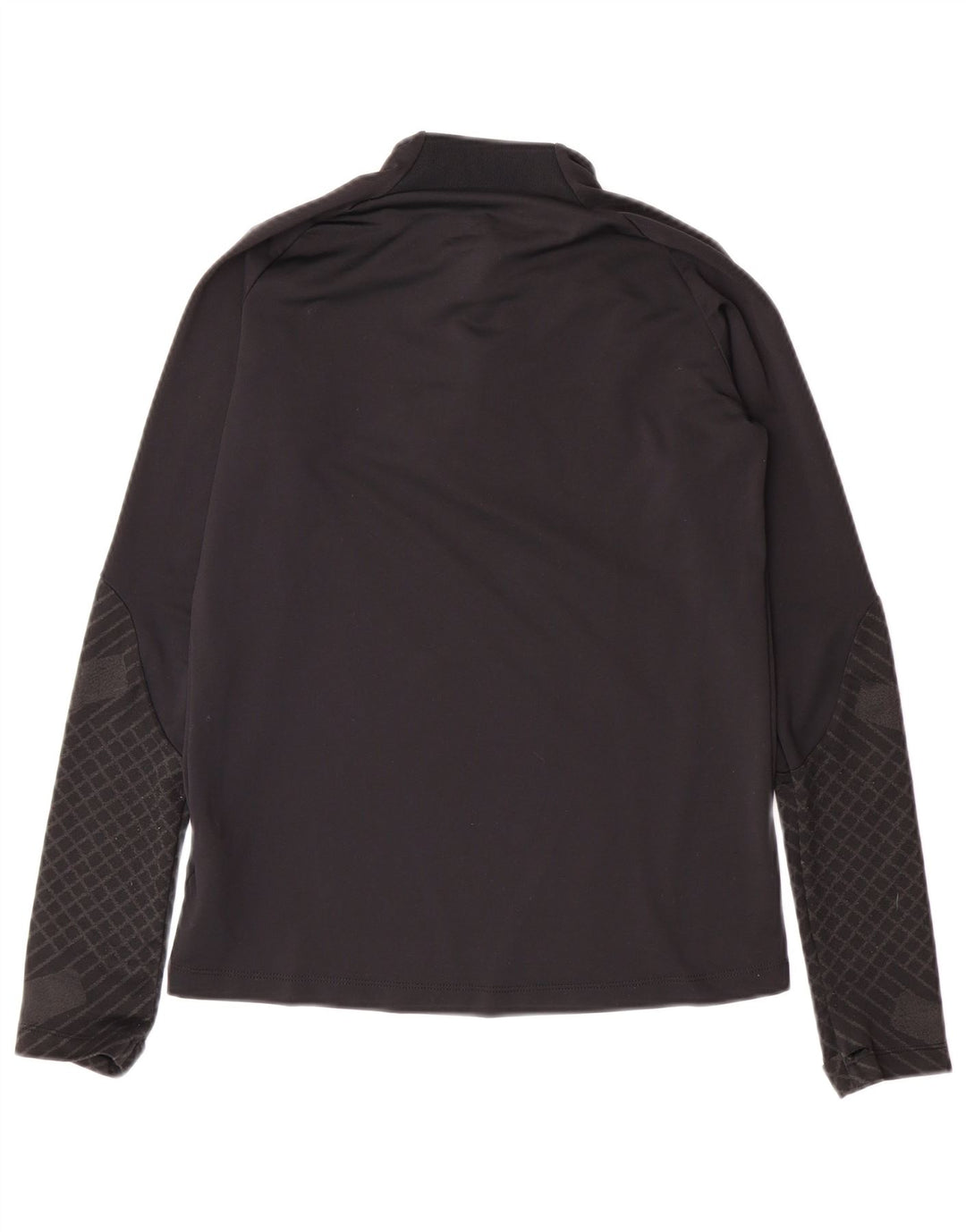 NIKE Boys Dri Fit Slim Fit Jersey Chándal Top 12-13 años Grande Negro