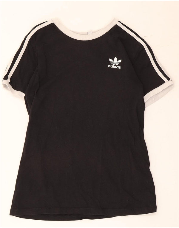 Adidas - Camiseta para mujer, talla 40, talla mediana, color negro, algodón