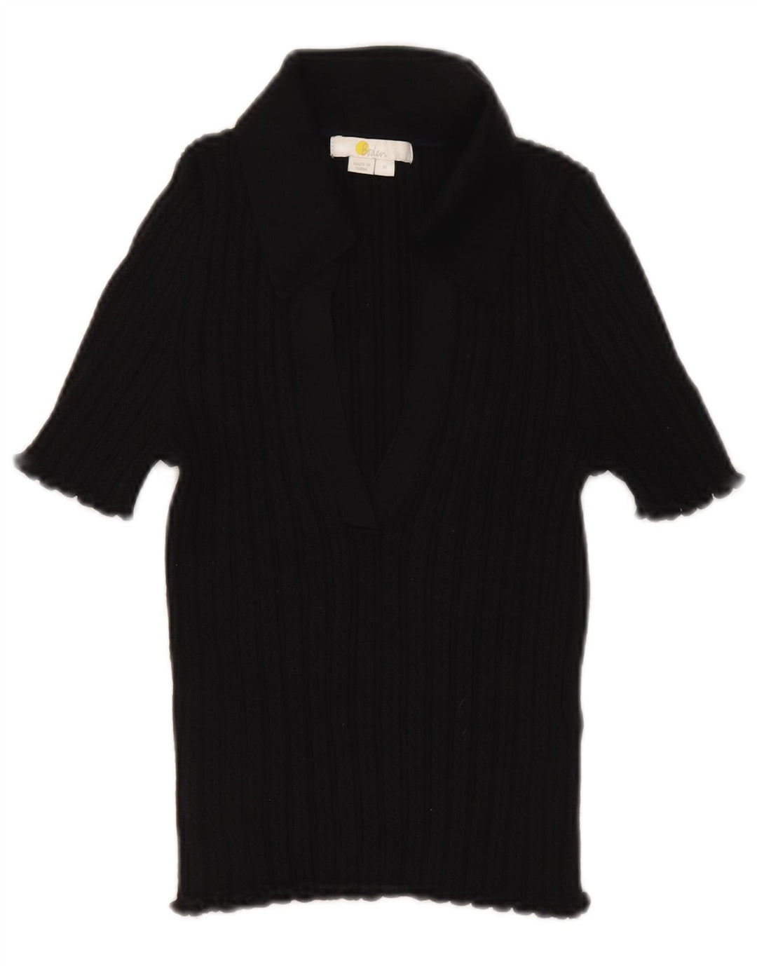 Polo Boden para mujer UK 40 Mediano Algodón negro