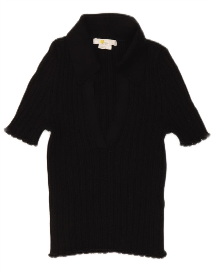Polo Boden para mujer UK 40 Mediano Algodón negro